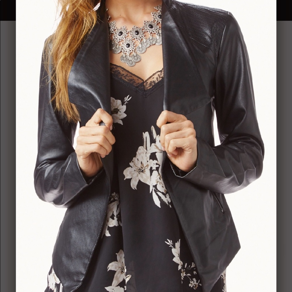 B.B. Dakota medium faux leather jacket